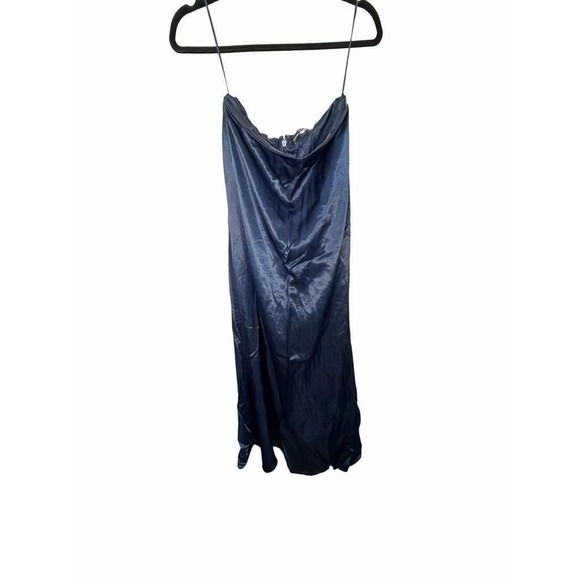 Abercrombie & Fitch Dresses & Skirts - Abercrombie & Fitch Satin Maxi Dress Navy Blue Size S_121